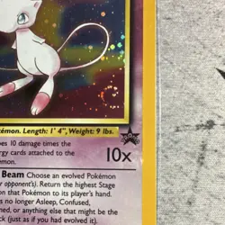 Pokemon TCG Mew Holo Promo Card 9/53 WOTC English 2000 50 HP Ken Sugimori - Image 3