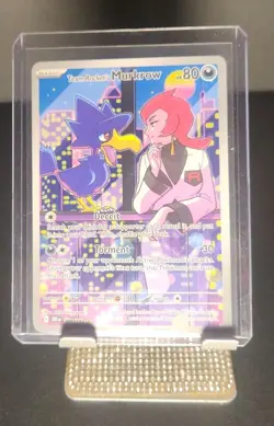 Team Rocket's Murkrow 200/182 Sv10: Destined Rivals Holo Pokemon Card - Image 1