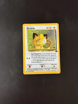 Pokemon Meowth 10/53 Wotc Promo Holo Card Basic Stage 50 HP - Image 3