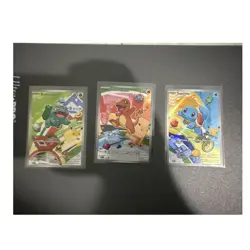 Pokemon TCG Holo Bulbasaur Charmander Squirtle 3 Card Lot English - Image 1