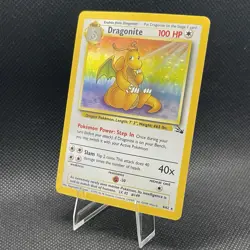 Dragonite #19 - Fossil Set - Rare - Non-Holo Pokemon Card from 1999 - Image 3