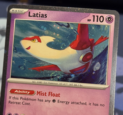 DOUBLE SWIRL Latias - 139 (Cosmo Holo) 139 Sv: Scarlet & Violet Promo Cards Holo - Image 4