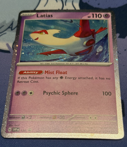 DOUBLE SWIRL Latias - 139 (Cosmo Holo) 139 Sv: Scarlet & Violet Promo Cards Holo - Image 5