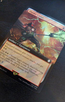 Plasma Caster 918 Rare Surge foil Magic the Gathering card - Image 1