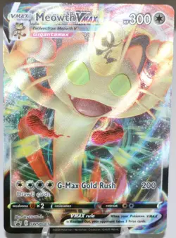 Meowth VMAX SWSH005 SWSH: Sword & Shield Promo Cards Holo - Image 1