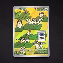 Pokemon TCG Pidgey Illustration Rare Card 207/197 Sv03: Obsidian Flames Nm - Image 1