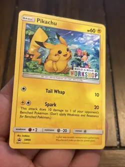 Pokemon Pikachu Build-A-Bear Workshop SM86 Promo Card English - Image 2