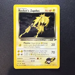 Rocket’s Zapdos Gym Challenge 15/132 Holo Rare Pokemon Card -LP/Excellent - Image 2
