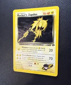 Rocket’s Zapdos Gym Challenge 15/132 Holo Rare Pokemon Card -LP/Excellent - Image 3