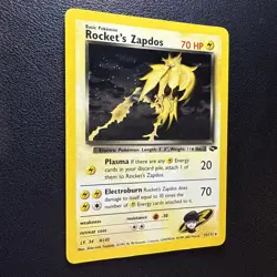 Rocket’s Zapdos Gym Challenge 15/132 Holo Rare Pokemon Card -LP/Excellent - Image 4