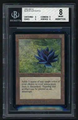 ***BGS 8 Quad Beta Black Lotus*** MTG Beta Magic Kid Icarus - Image 1