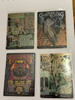 Wizards of the Coast MTG LOTR Tales of Middle-earth Poster Foil Lot - Image 2