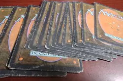 21 SWAMP mtg 7 Each Variant PLAYED Unlimited Edition Basic Land Vintage Mana - Image 3