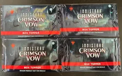 Magic: The Gathering – Innistrad: Crimson Vow Box Topper Packs (Lot of 4) - Image 1