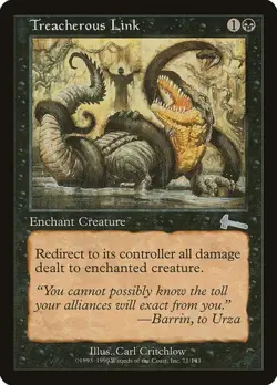 Treacherous Link - Foil Urza's Legacy MP MTG - Image 1