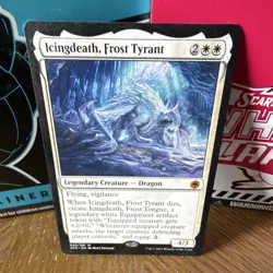 Magic: The Gathering Icingdeath, Frost Tyrant Mythic Legendary Dragon - Image 1