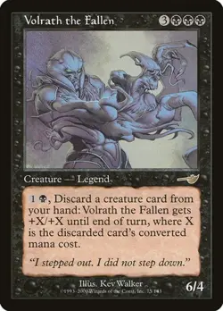 Volrath the Fallen - Foil Nemesis MP MTG - Image 1