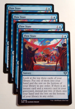 Flow State (X4) - Magic the Gathering - U0049 SOS NM MTG - Image 1