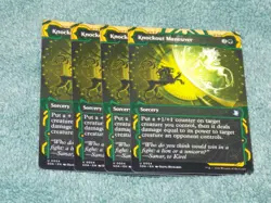 MTG Knockout Maneuver x4 UNC Secrets of Strixhaven Mythical Archives NM Low S&H - Image 1