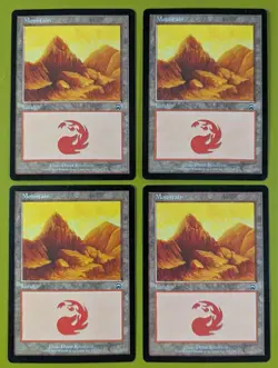 Mountain (345) x4 Mercadian Masques 4x Playset Magic the Gathering MTG - Image 1
