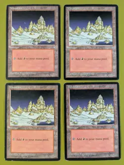 Mountain (342) x4 Ice Age 4x Playset Magic the Gathering MTG - Image 1