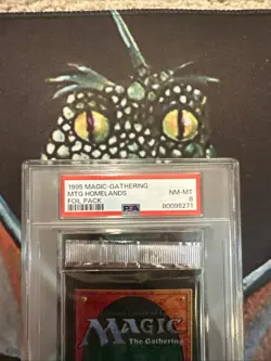 Magic: The Gathering Graded PSA 8 Homelands Booster Pack - Image 2