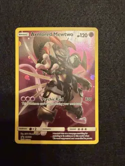 Pokemon Armored Mewtwo SM228 SM Holo Promo English 120 HP Psychic Raid 130 - Image 1