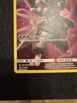 Pokemon Armored Mewtwo SM228 SM Holo Promo English 120 HP Psychic Raid 130 - Image 4