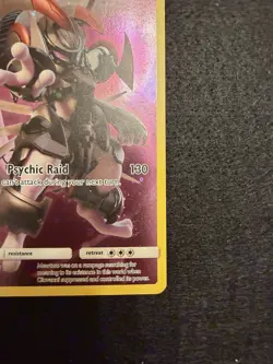 Pokemon Armored Mewtwo SM228 SM Holo Promo English 120 HP Psychic Raid 130 - Image 5