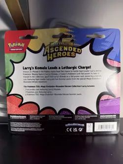 Pokemon TCG Ascended Heroes Komala Blister - 2 English Booster Packs - Image 2