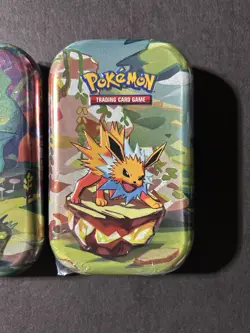 2025 Pokemon Prismatic Evolutions | Leafeon & Jolteon Mini Tins | Sealed - Image 3