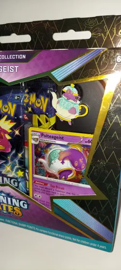Pokemon TCG: Shining Fates Mad Party Pin Collections Box (Polteageist) 820650808685 - Image 2