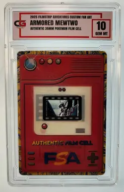 1999 Pokemon The First Movie Authentic 35mm Film Cell FSA CG Graded Gem Mt 10 - Image 1