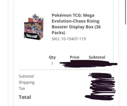 Pokemon Chaos Rising Booster Box New Sealed PRESALE 5/22/26 - Image 2