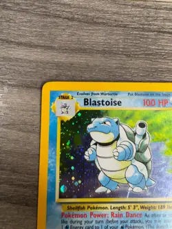 2000 POKEMON TCG BASE SET 2 BLASTOISE 2/130 HOLO RARE MP CONDITION - Image 3