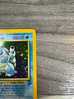 2000 POKEMON TCG BASE SET 2 BLASTOISE 2/130 HOLO RARE MP CONDITION - Image 5