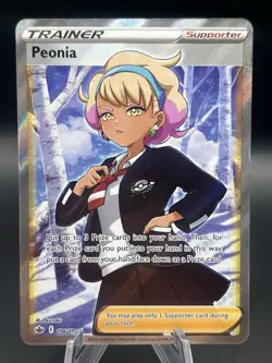 Pokemon TCG - SWSH Chilling Reign Peonia Trainer Full Art - 196/198 - Image 1