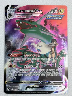 Pokemon TCG Rayquaza VMAX TG20/TG30 Silver Tempest: Trainer Gallery NM Condition - Image 1