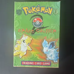 Pokemon Grass Chopper Theme Deck Base Set 2 Wizards of the Coast Sealed 2000 - Image 1