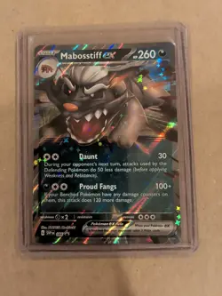 Mabosstiff ex 086 Holo Promo Scarlet & Violet Promo Pokemon Holo Near Mint - Image 1