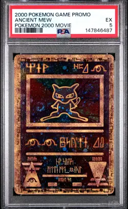 2000 POKEMON GAME MOVIE POKEMON 2000 MOVIE ANCIENT MEW PSA 5 - Image 1