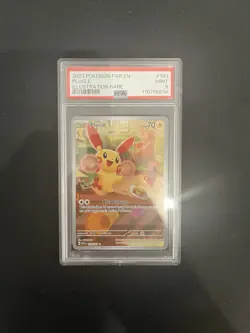 2023 Pokemon Par English Plusle Illustration Rare PSA 9 - Image 1