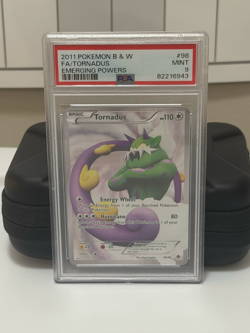 2011 Pokemon BW Emerging Powers Tornadus Full Art #98 PSA 9 MINT - Image 1