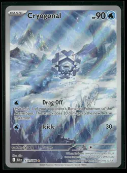 Cryogonal 111/086 Holo Illustration Rare Black Bolt Pokemon NM/M - Image 1