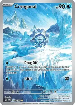 Cryogonal 111/086 Holo Illustration Rare Black Bolt Pokemon NM/M - Image 4