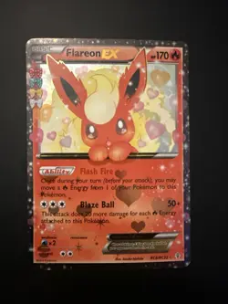 Pokemon TCG Flareon EX Radiant Collection RC6/RC32 Generations - Image 1