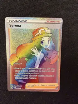 Pokemon Serena Secret Rare Full Art Holo SWSH12 Silver Tempest 207/195 Eng - Image 2