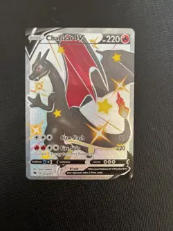 Pokemon Shiny Charizard V 079/073 Champions Path Secret Rare Full Art NM - Image 1