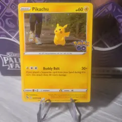 Pikachu - (Cosmos Holo) 027/078 Pokemon GO NM - Image 1