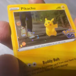 Pikachu - (Cosmos Holo) 027/078 Pokemon GO NM - Image 3